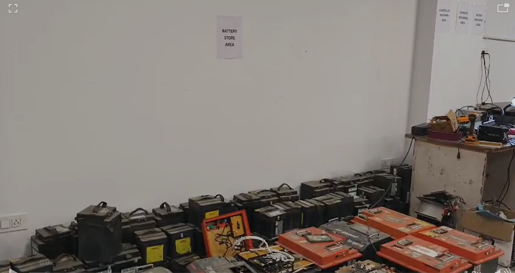 Battery Store Area